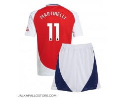 Arsenal Gabriel Martinelli #11 Kotipaita Lapsille 2024-25 Lyhythihainen (+ shortsit)